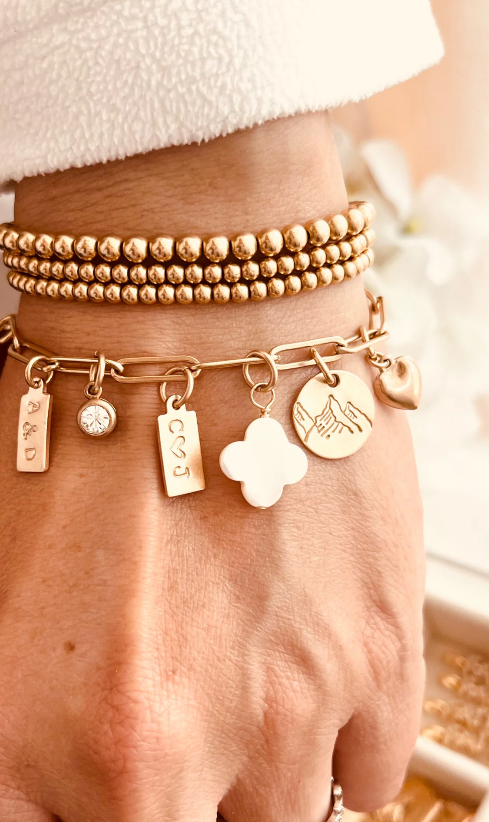 Bracelet Maille trombone