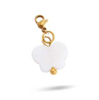 Charm PAPILLON NACRE - or