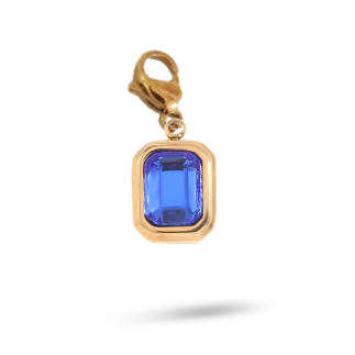 Charm GRAND ZIRCON BLEU - or