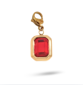 Charm GRAND ZIRCON ROUGE - or
